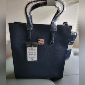 **BRAND NEW** MCM Navy Blue w/ Black Camo Tote Bag, Sized as Small